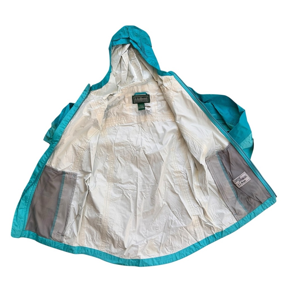 L.L. Bean blue Windbreaker/light jacket girls size 14/16 - Picture 5 of 7